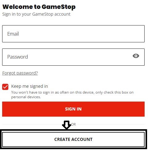 GameStop Employee signup