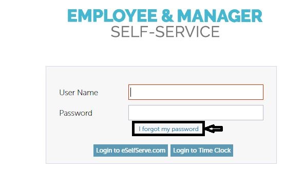 How to change ESelfserve Employee Login Password